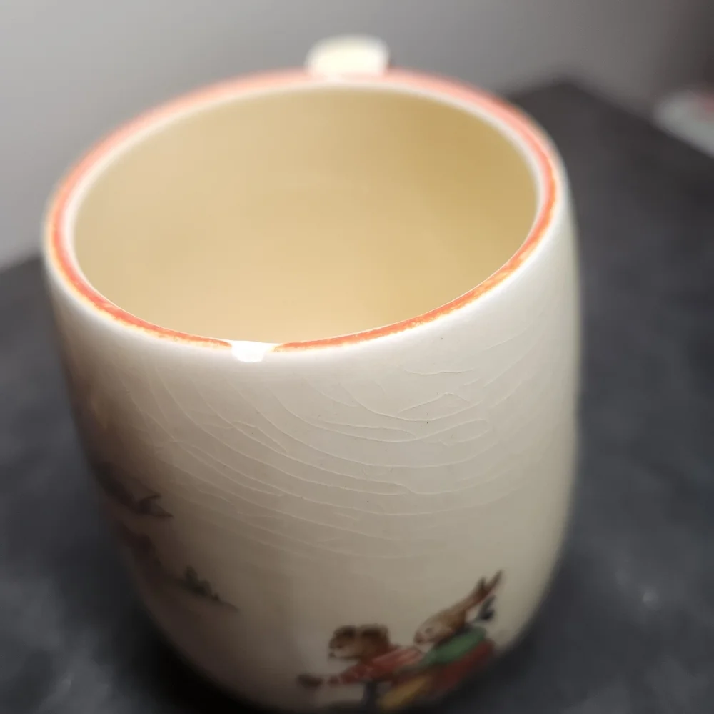 Bunny’s Playtime Royal Winton Mug, Easter decor, rabbits, cottagecore